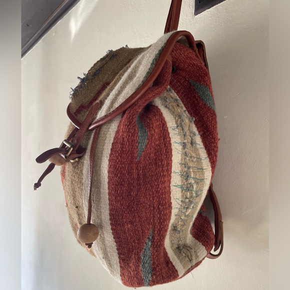 Raj | Vintage Kilim Woven Backpack - Picture 3 of 16